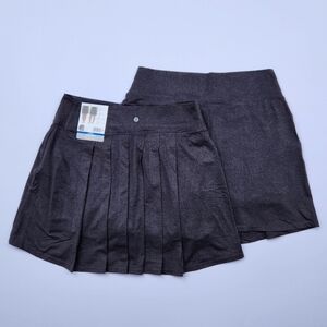 IZOD Big Girls/Youth Gray Athletic Tennis/Golf Short Pleat Skorts Size Large